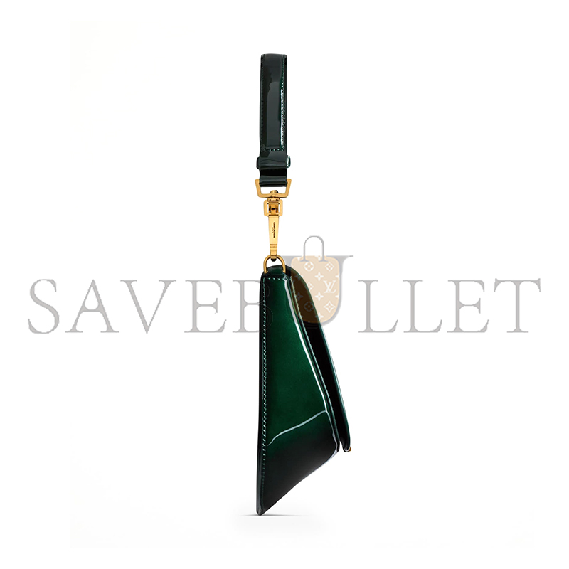YSL VOLTAIRE TOP HANDLE IN PATENT LEATHER 800846AAEKL3856 (17.5*21*8cm)